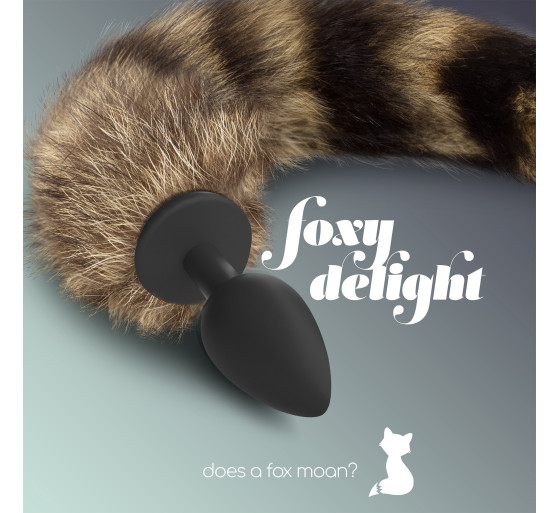 PLUG ANAL COM CAUDA FOXY DELIGHT SILICONE CRUSHIOUS