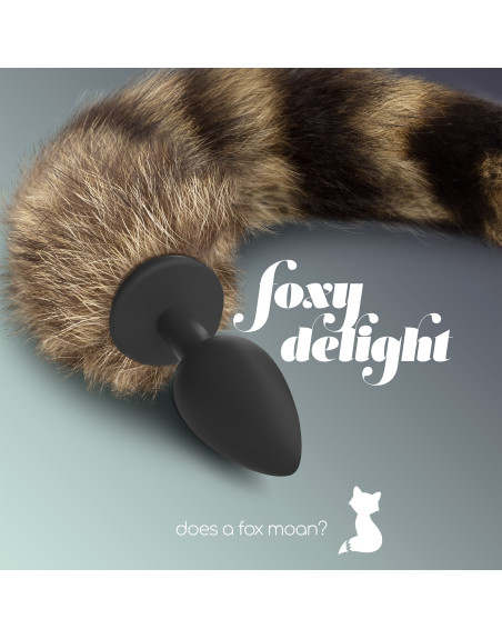 PLUG ANAL COM CAUDA FOXY DELIGHT SILICONE CRUSHIOUS