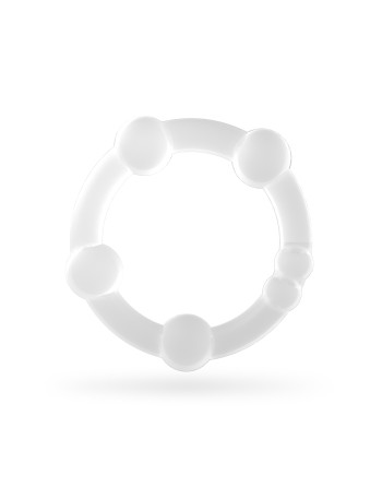 SET DE ANÉIS PENIANOS TRIPLE BEAD TRANSPARENTES CRUSHIOUS