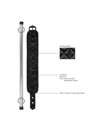 BARRA SEPARADORA LUXURY SPREADER BAR OUCH! NEGRA