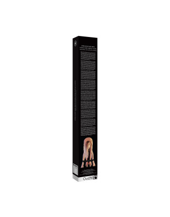 BARRA AFASTADORA COM ALGEMAS OUCH! SPREADER BAR WITH CUFFS PRETA