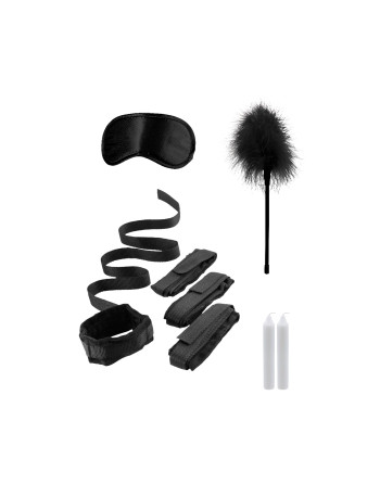 KIT DE RESTRIÇÃO BED BINDINGS RESTRAINT KIT OUCH! PRETO