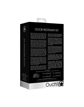 KIT DE RESTRIÇÃO PARA PORTA DOOR RESTRAINT SET OUCH! PRETO