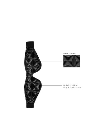 VENDA LUXURY EYE MASK OUCH! PRETA