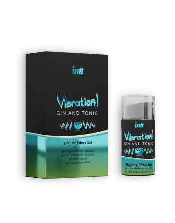 GEL CON VIBRACIÓN VIBRATION GIN Y TÓNICA INTT 15ML