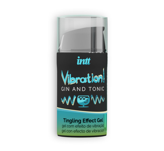GEL CON VIBRACIÓN VIBRATION GIN Y TÓNICA INTT 15ML