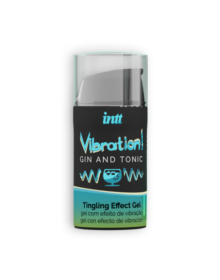 GEL CON VIBRACIÓN VIBRATION GIN Y TÓNICA INTT 15ML