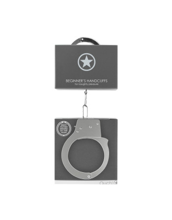 ESPOSAS EN METAL BEGINNER'S HANDCUFFS PLATEADAS