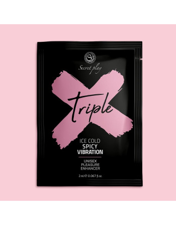 GEL ESTIMULANTE TRIPLE X UNISEXO SECRET PLAY 2ML