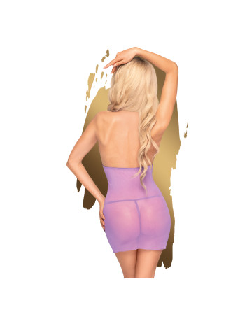 CAMISA DE NOITE E TANGA BEDTIME STORY PENTHOUSE LILÁS