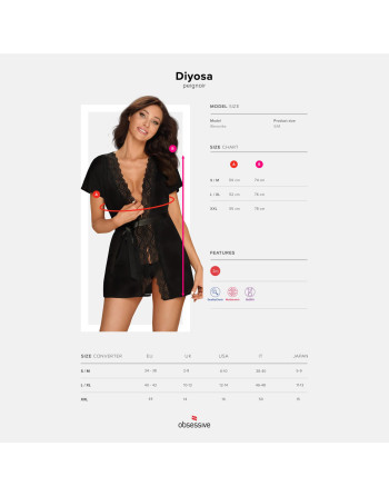 BATA DIYOSA OBSESSIVE NEGRA