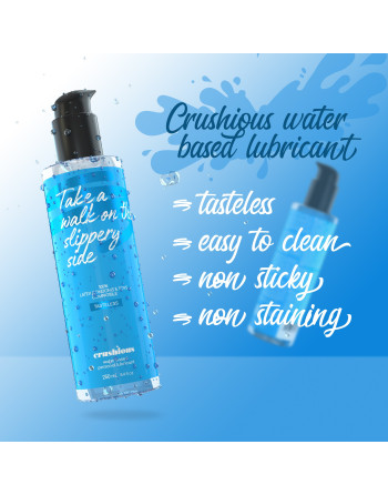 LUBRICANTE A BASE DE AGUA 250 ML CRUSHIOUS