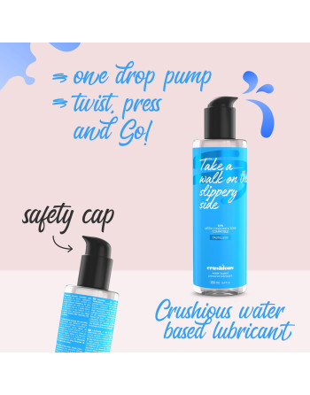 LUBRIFICANTE À BASE DE ÁGUA 250 ML CRUSHIOUS