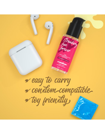 LUBRIFICANTE COM SABOR A MORANGO 50 ML CRUSHIOUS