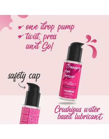 LUBRICANTE CON SABOR A FRESA 50 ML CRUSHIOUS