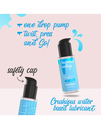 LUBRICANTE CON EFECTO FRÍO 50 ML CRUSHIOUS