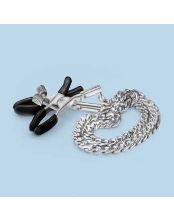PINÇAS PARA MAMILOS SILVER NIPPLE CHAIN CLAMPS CRUSHIOUS