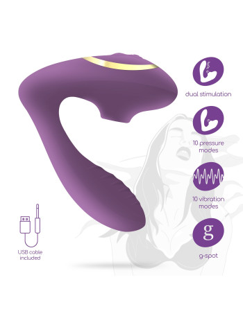 ESTIMULADOR RECARGABLE MOANSTAR CON REGALO DE LUBRICANTE A BASE DE AGUA CRUSHIOUS