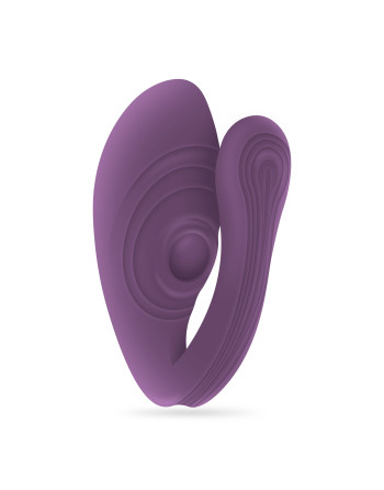 VIBRADOR RECARGABLE CON MANDO PLEASURISER Y REGALO DE LUBRICANTE A BASE DE AGUA CRUSHIOUS