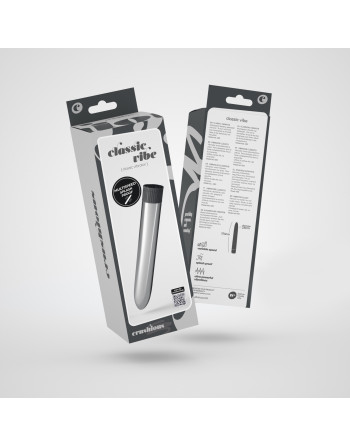VIBRADOR CLASSIC VIBE CRUSHIOUS PLATEADO