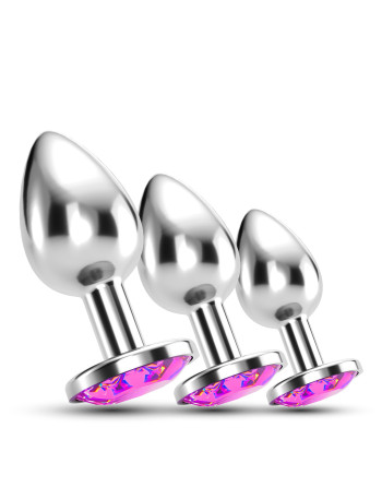 ANAL TRAIN TRIO BIJOU ROSA CRUSHIOUS COM BOLSAS INDIVIDUAIS GRÁTIS