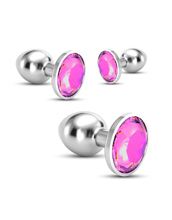 ANAL TRAIN TRIO BIJOU ROSA CRUSHIOUS COM BOLSAS INDIVIDUAIS GRÁTIS