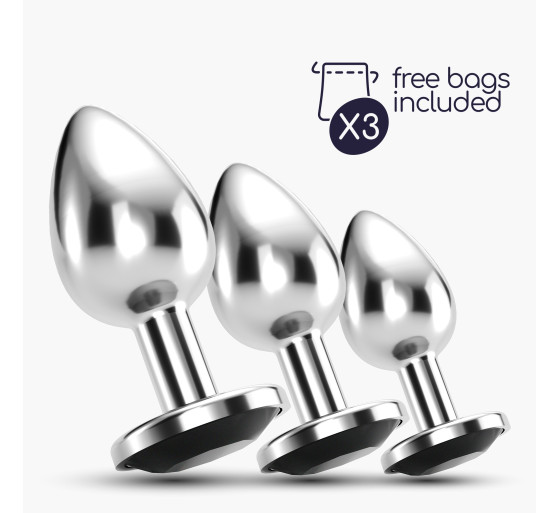 ANAL TRAIN TRIO BIJOU PRETO CRUSHIOUS COM BOLSAS INDIVIDUAIS GRÁTIS