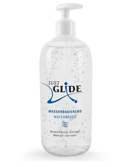 LUBRIFICANTE À BASE DE ÁGUA JUST GLIDE 500ML