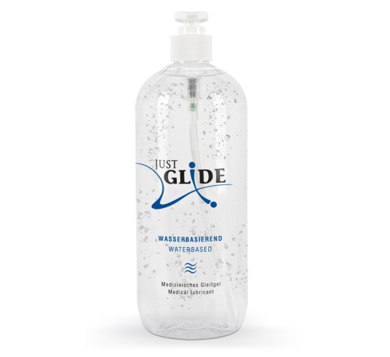 LUBRIFICANTE À BASE DE ÁGUA JUST GLIDE 1000ML