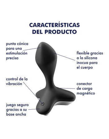 VIBRADOR ANAL GAME CHANGER SATISFYER PRETO