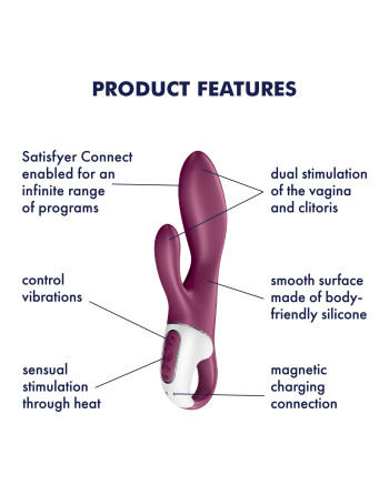 VIBRADOR HEATED AFFAIR CON APP SATISFYER