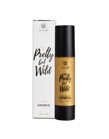 ÓLEO CORPORAL BRILHANTE GLOW BODY OIL PRETTY BUT WILD SECRET PLAY 50ML