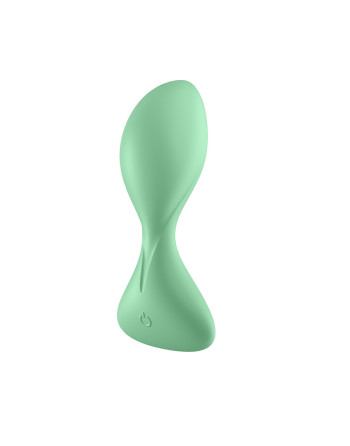 VIBRADOR ANAL TRENDSETTER CON APP SATISFYER VERDE