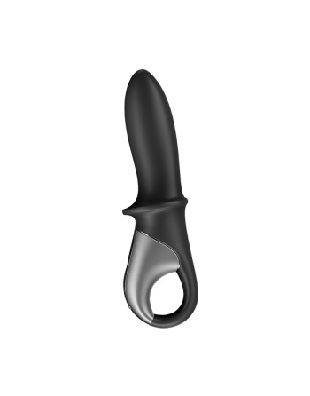 VIBRADOR HOT PASSION CON APP SATISFYER NEGRO