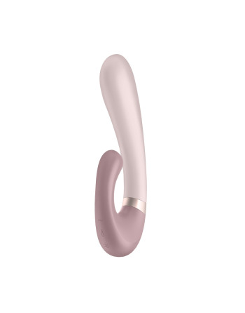 VIBRADOR HEAT WAVE CON APP SATISFYER ROSA