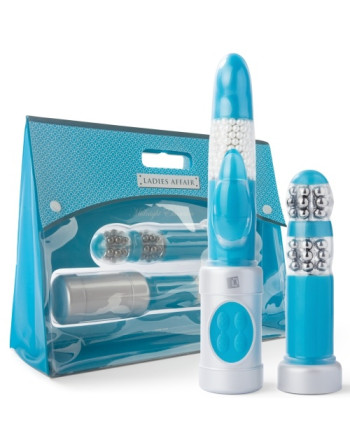 KIT VIBRADOR DOBLE LADIES AFFAIR MIDNIGHT ENCOUNTER