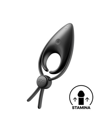 ANILLO VIBRATORIO SNIPER SATISFYER NEGRO