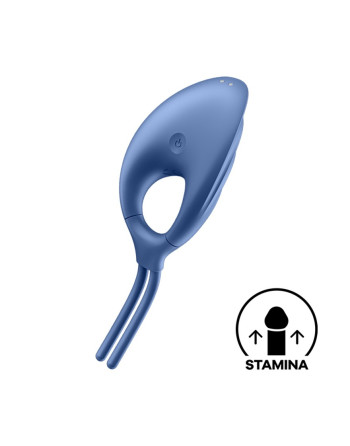 ANILLO VIBRATORIO SWORDSMAN SATISFYER AZUL