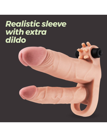 FUNDA REALISTA PARA PENE CON DILDO EXTRA GENERAL DICKOBI CRUSHIOUS