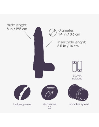 VIBRADOR REALISTA TORMENTOR CRUSHIOUS