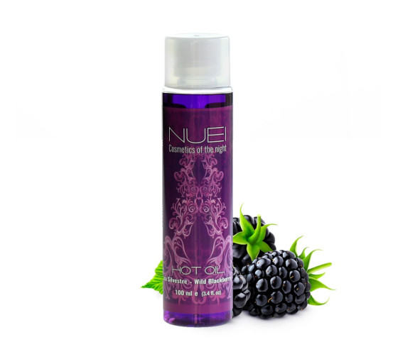 ACEITE DE MASAJE CON EFECTO CALOR MORA SILVESTRE HOT OIL NUEI 100ML