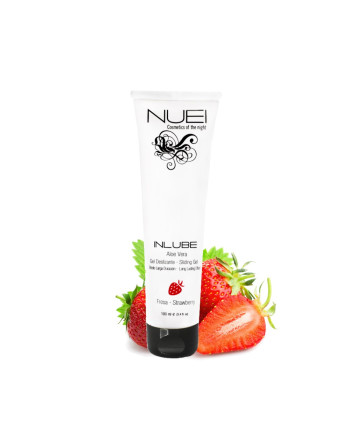 LUBRIFICANTE À BASE DE ÁGUA MORANGO INLUBE NUEI 100ML