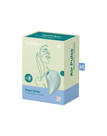 VIBRADOR PEARL DIVER SATISFYER VERDE