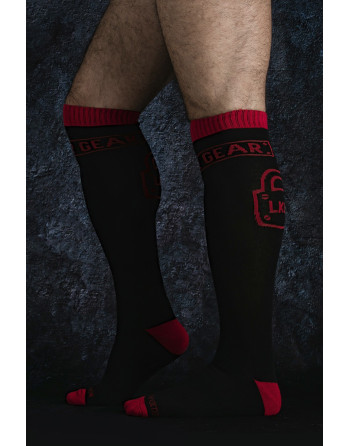 MEIAS KEEP THEM ON LOCKER GEAR VERMELHAS