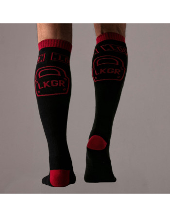 MEIAS KEEP THEM ON LOCKER GEAR VERMELHAS