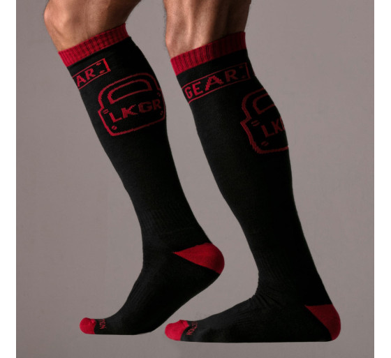 MEIAS KEEP THEM ON LOCKER GEAR VERMELHAS