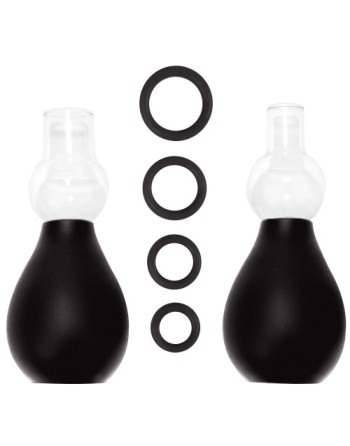 KIT SUCCIONADOR DE PEZONES NIPPLE ERECTOR SET NEGRO