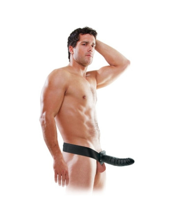STRAP-ON HUECO 8'' HOLLOW FETISH FANTASY SERIES BLACK