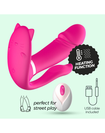 ESTIMULADOR COM CONTROLO REMOTO FRITZ CRUSHIOUS ROSA