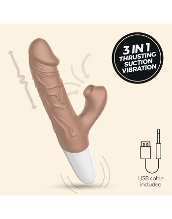 VIBRADOR REALISTA CON VAIVÉN EL MATADOR CRUSHIOUS